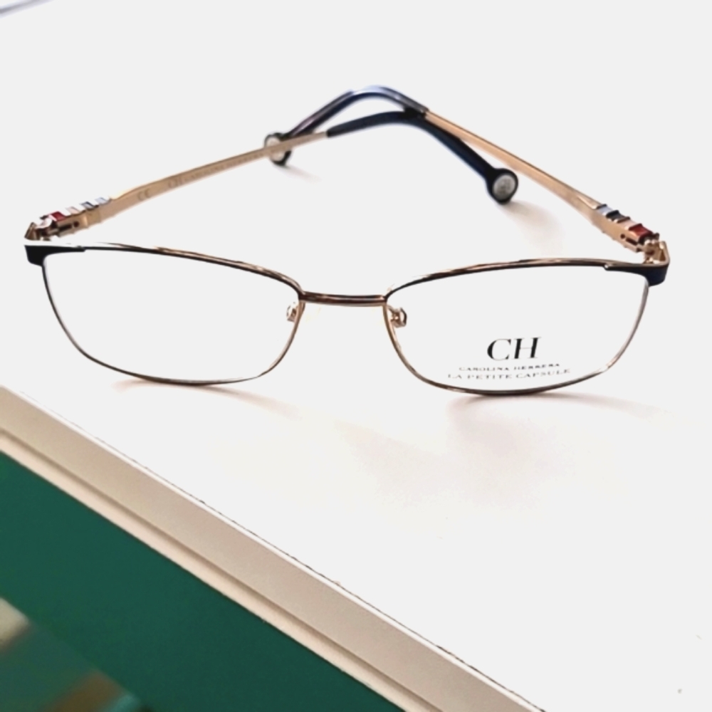 NWOT Carolina Herrera Metal Petite Frame